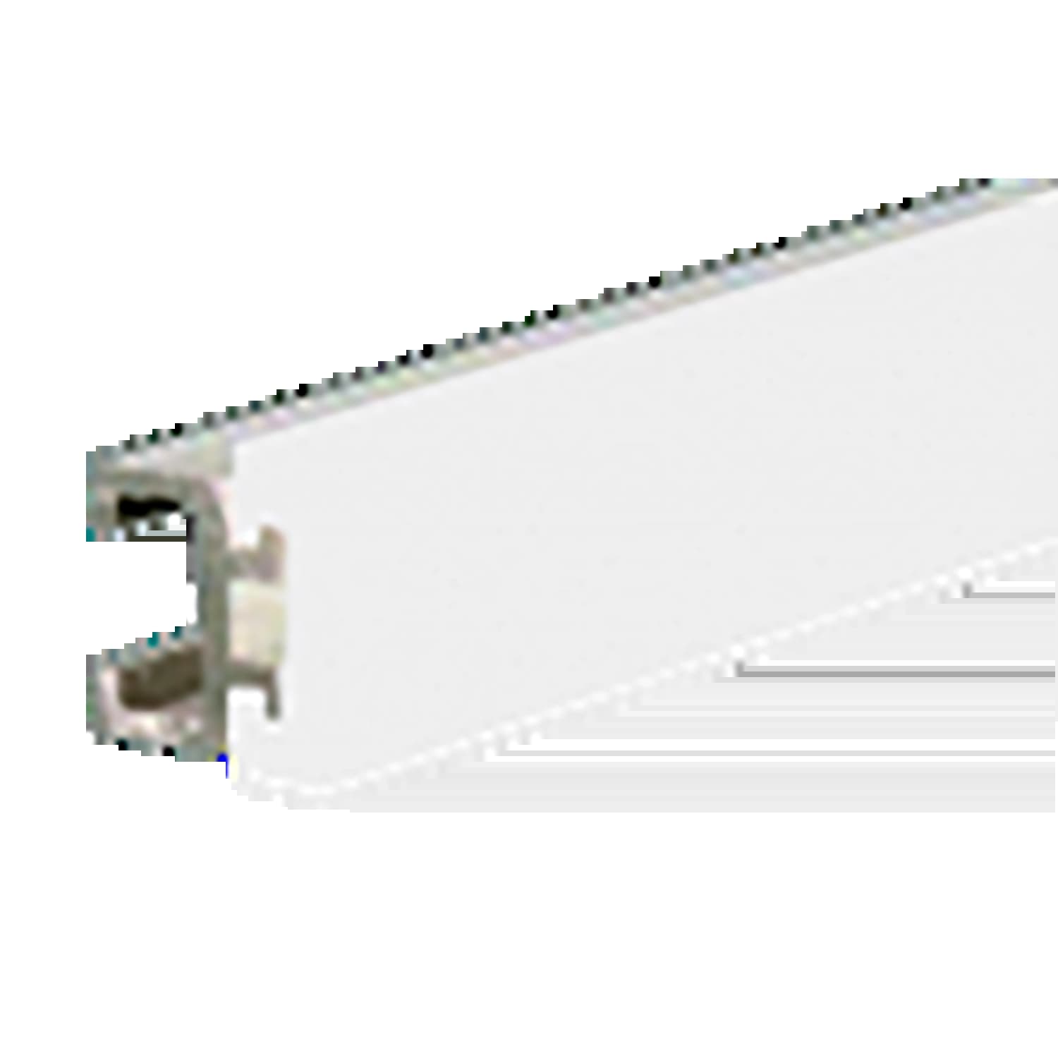 20mm Aluminum Rail with White Wear Strip