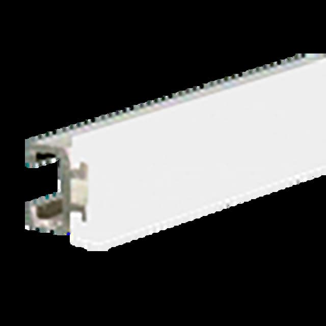 20mm Aluminum Rail with White Wear Strip
